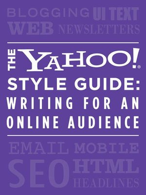 cover image of The Yahoo! Style Guide